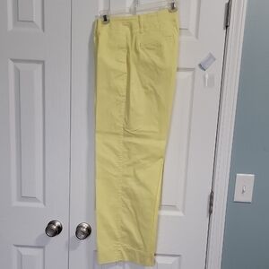 Womens Trouser Yellow Pant